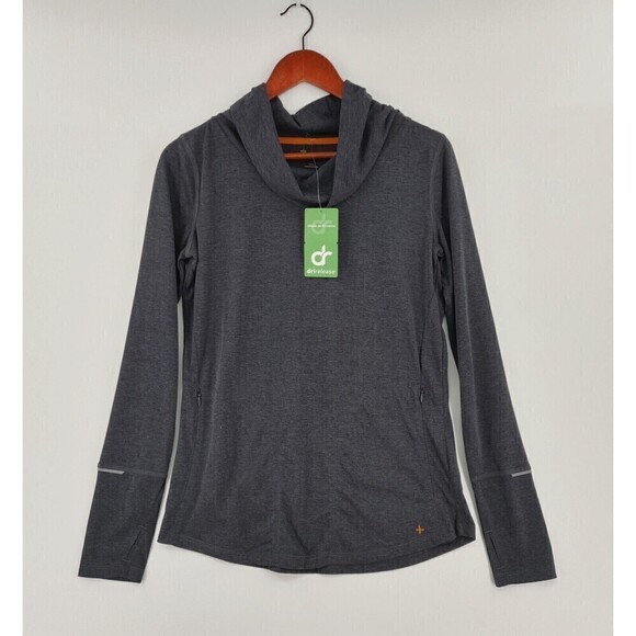 Basin and Range Top Women Gray Silver Mountain Performance Dri-release Active - Picture 1 of 15